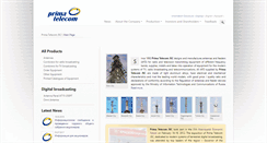 Desktop Screenshot of primatelecom.ru
